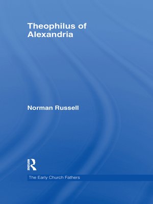 cover image of Theophilus of Alexandria